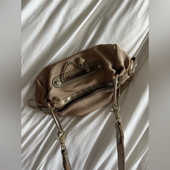 Elegant Tan Women's Shoulder Bag y2k 90s bag - Picture 2 of 5